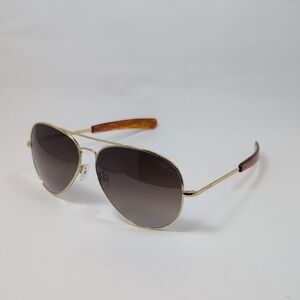 Gold Aviator Sunglasses